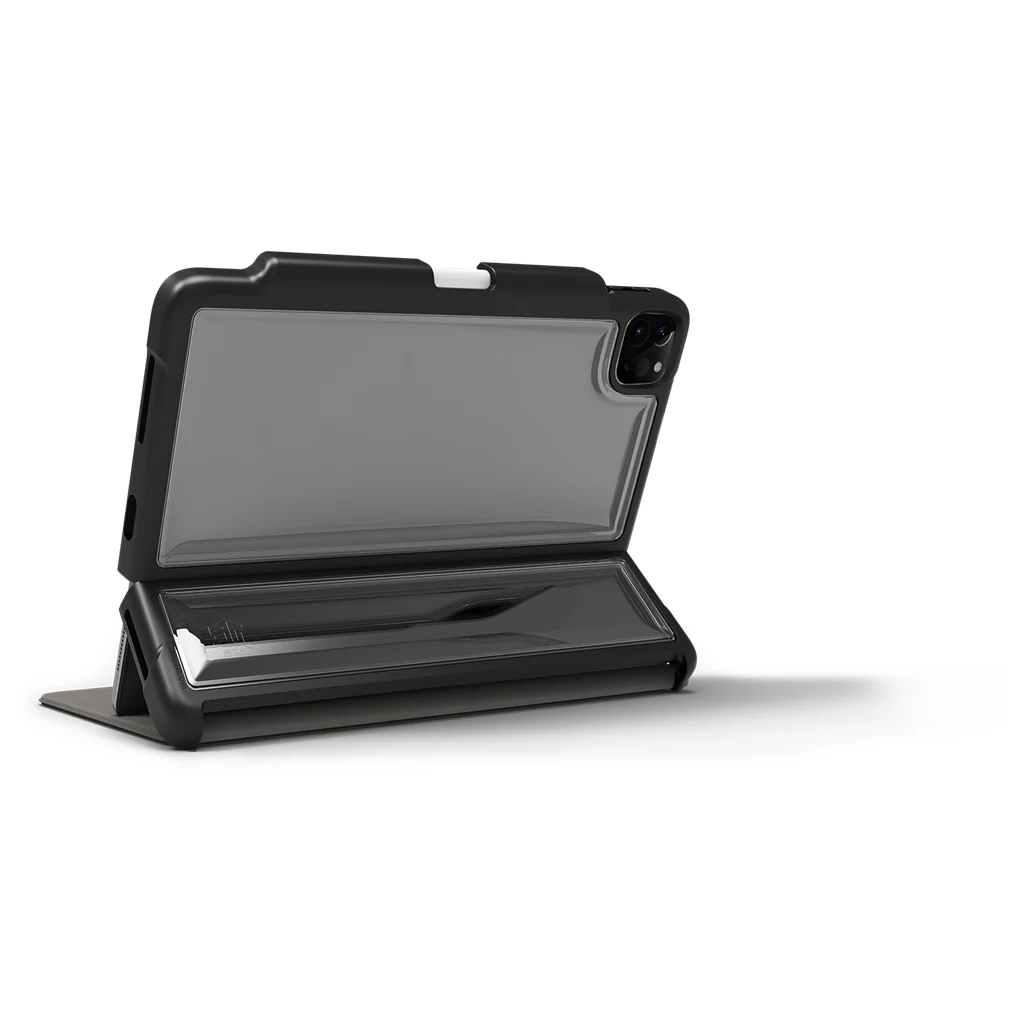 STM Dux Shell Case for iPad Pro 11 4/3/2/1 Gen Support Magic/Folio Keyboard - Black - Image 3