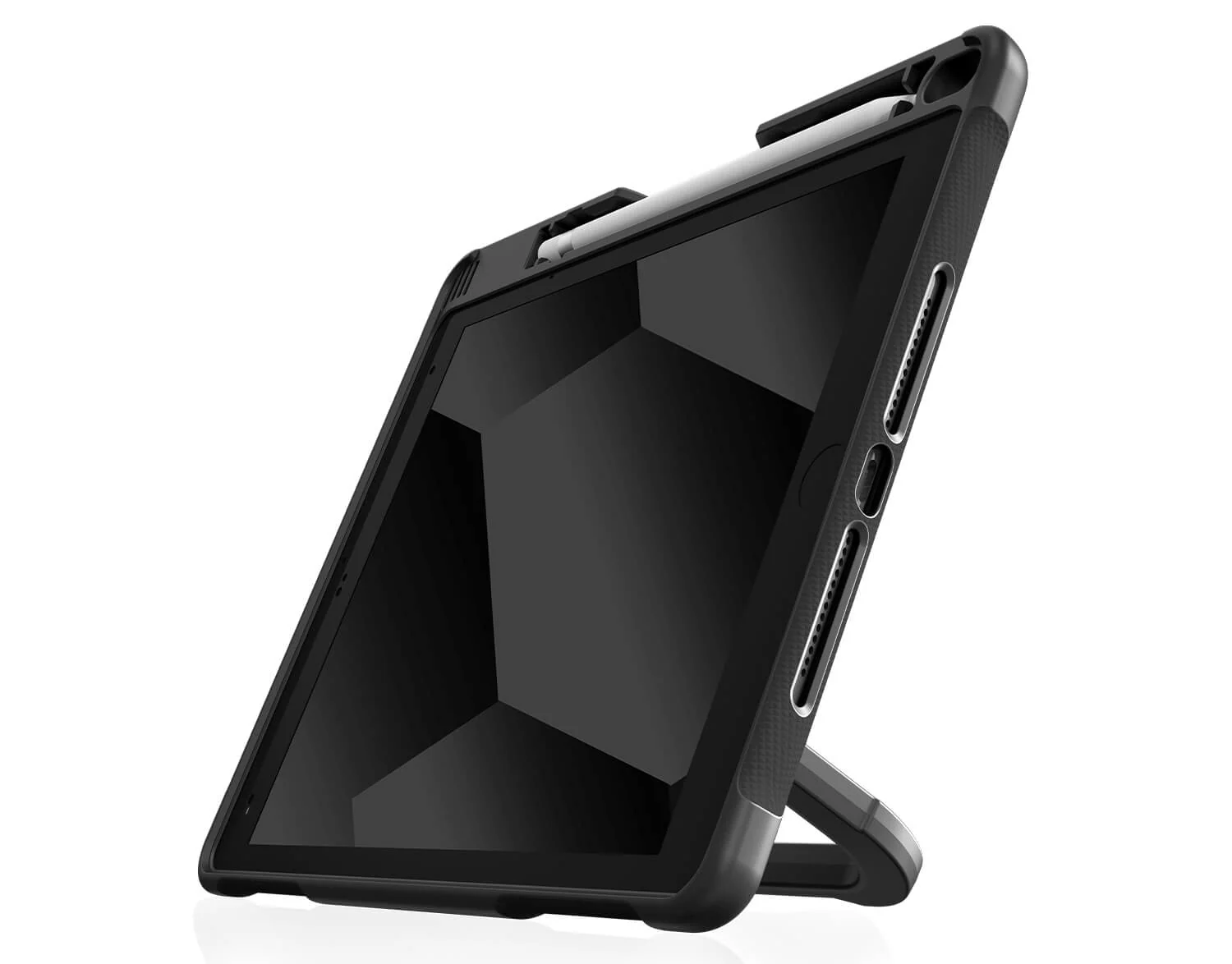 STM Dux Swivel Rugged Case & Hand Strap iPad 10th / 11th 10.9 - Black - Image 10
