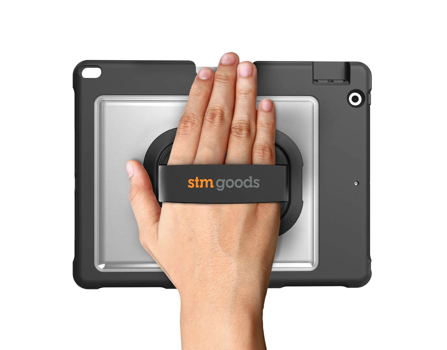 STM Dux Swivel Rugged Case & Hand Strap iPad 10th / 11th 10.9 - Black - Image 7