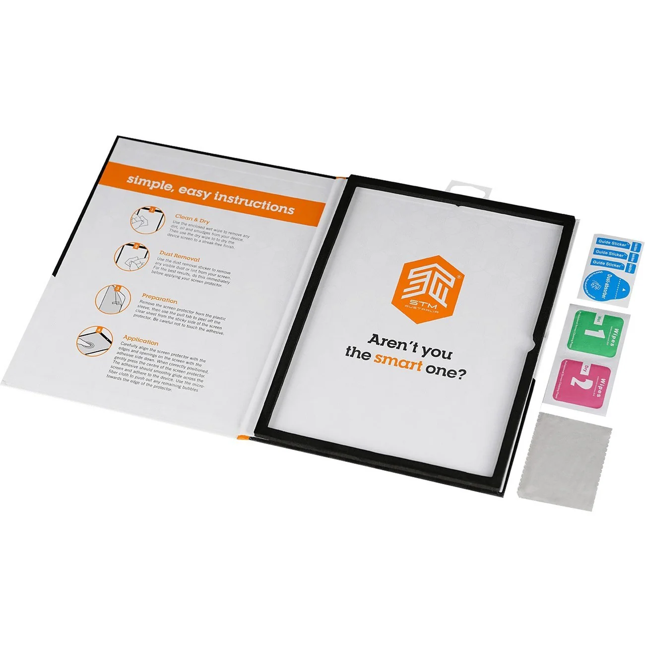STM Tempered Glass Screen Guard iPad 10th / 11th 10.9 - Clear - Image 2