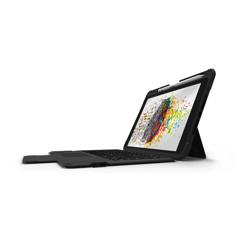 STM Trackpad & Keyboard Rugged Dux Case iPad 10.2 9th 8th 7th Bluetooth  - Black - Image 5