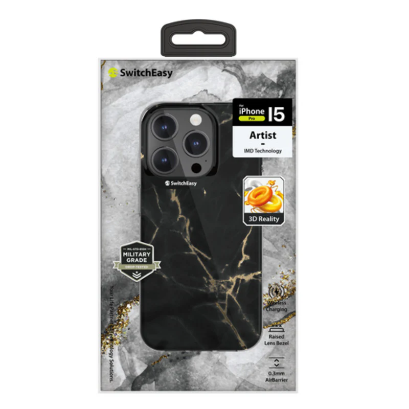 SwitchEasy Artist Case iPhone 15 Pro 6.1 - Noir - Image 4