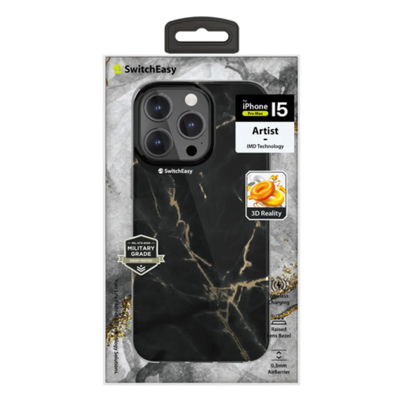 SwitchEasy Artist Case iPhone 15 Pro Max 6.7 - Noir - Image 5