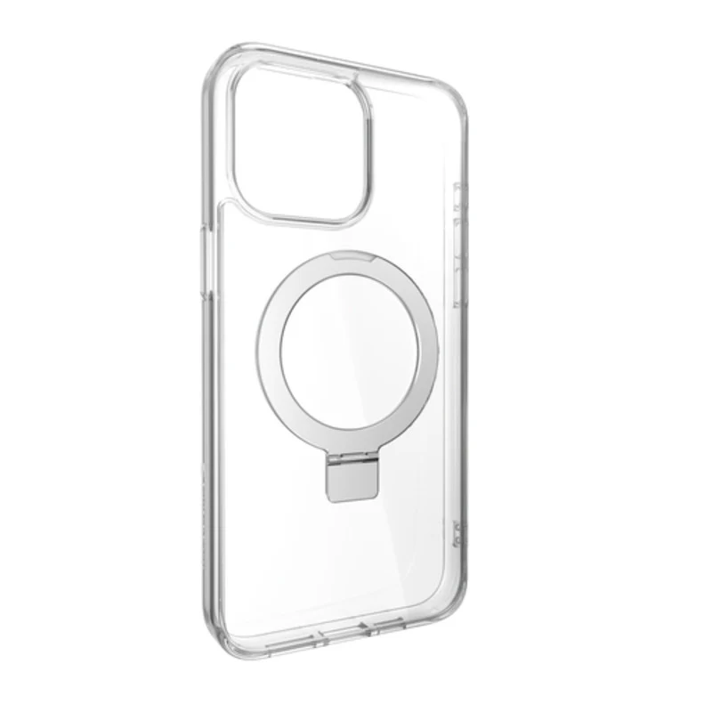 SwitchEasy MagStand M MagSafe Grip Case for iPhone 15 Pro Max 6.7 Transparent - Image 2