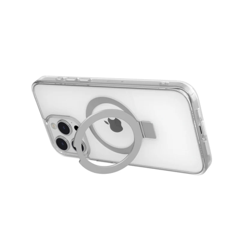 SwitchEasy MagStand M MagSafe Grip Case for iPhone 15 Pro Max 6.7 Transparent - Image 5