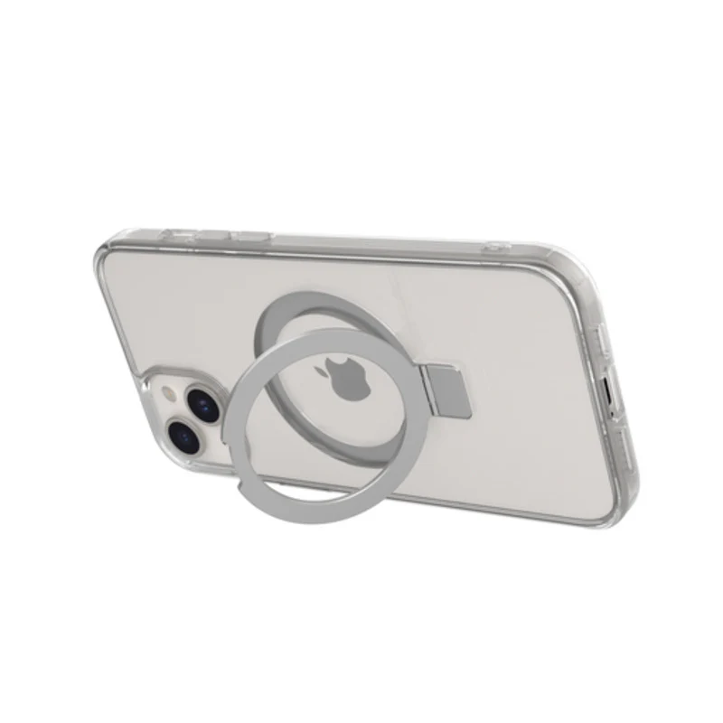 SwitchEasy MagStand M MagSafe Grip Case iPhone 15 Plus 6.7 - Transparent - Image 5
