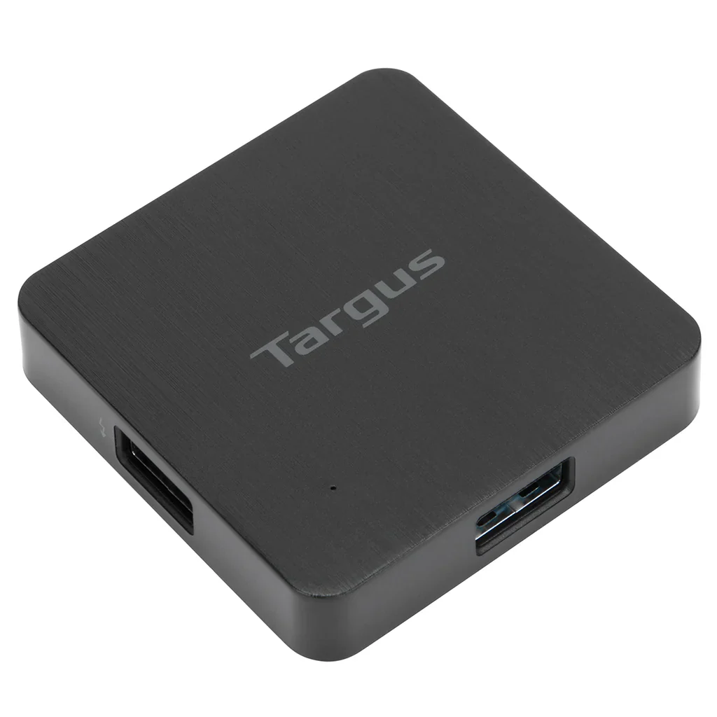 Targus 4-Port USB Powered Hub with 4A AC Adapter - Black - Image 3