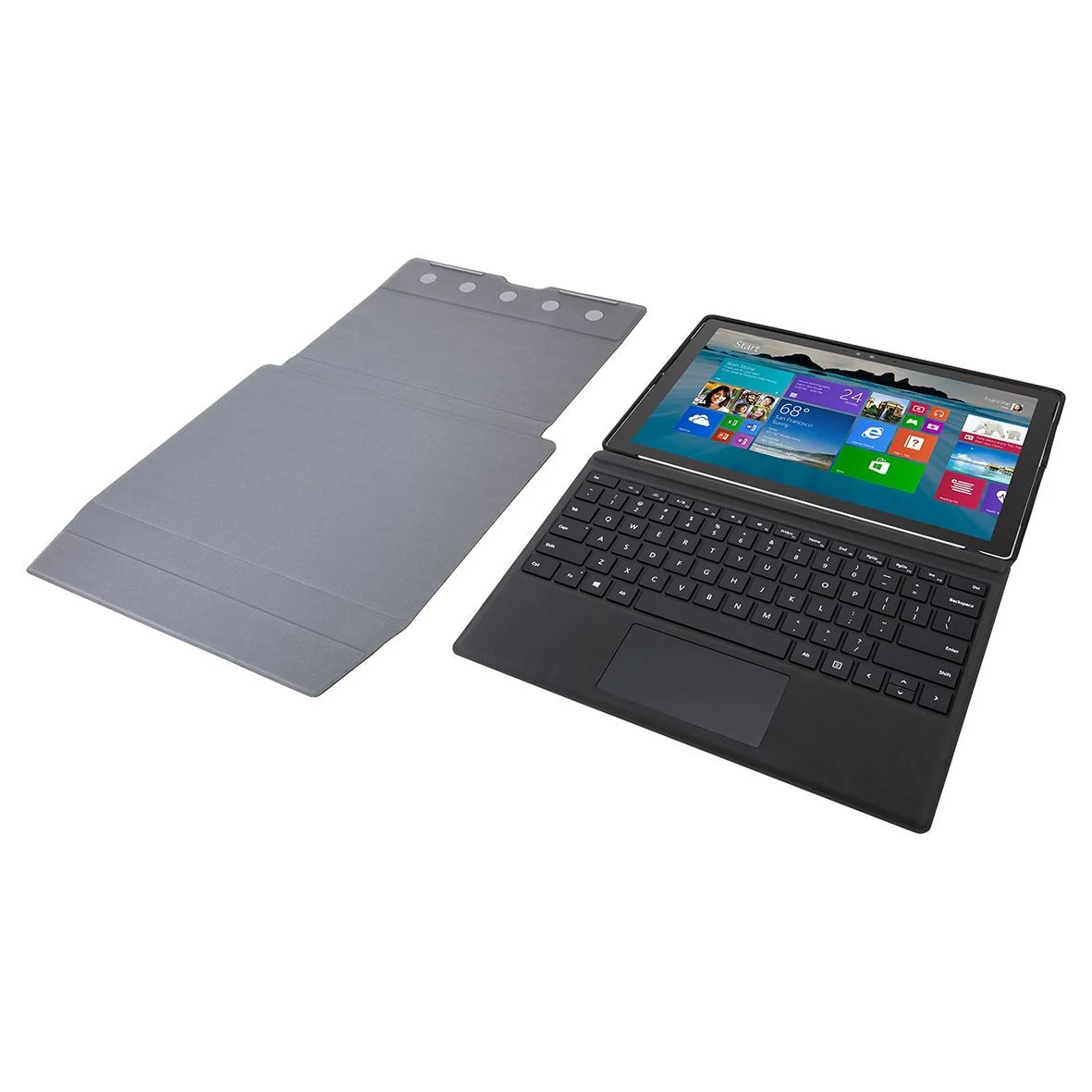 Targus Folio Wrap and Stand Case for Surface Pro 4 - Black - Image 4
