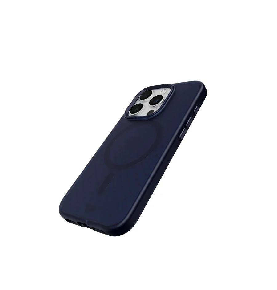 Tech 21 Evo Check w/ MagSafe Case for iPhone 15 Pro 6.1 - Midnight Blue - Image 5