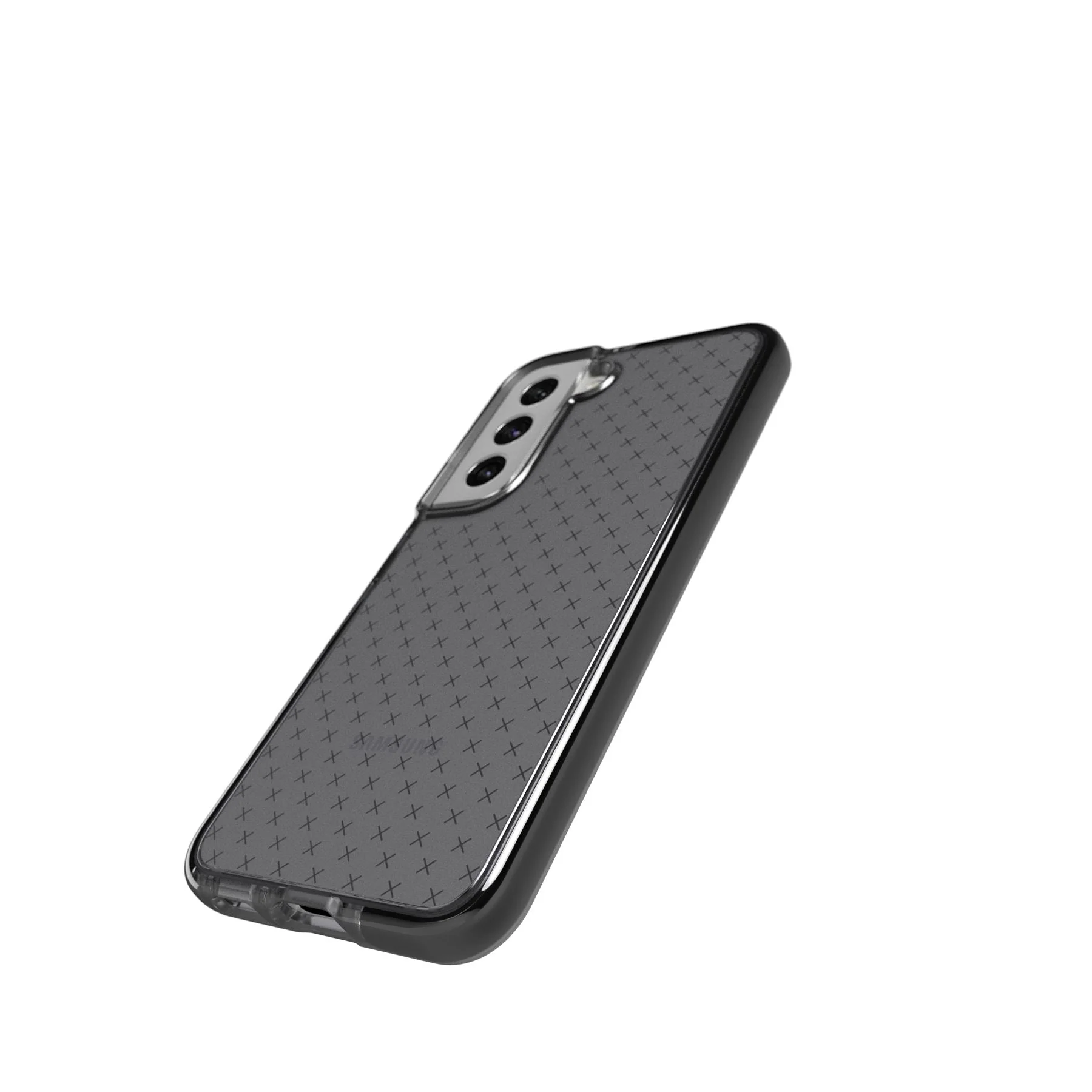 Tech21 Evo Check 4.9m Drop Protective Case Samsung S22 6.1 inch - Smokey Black - Image 3