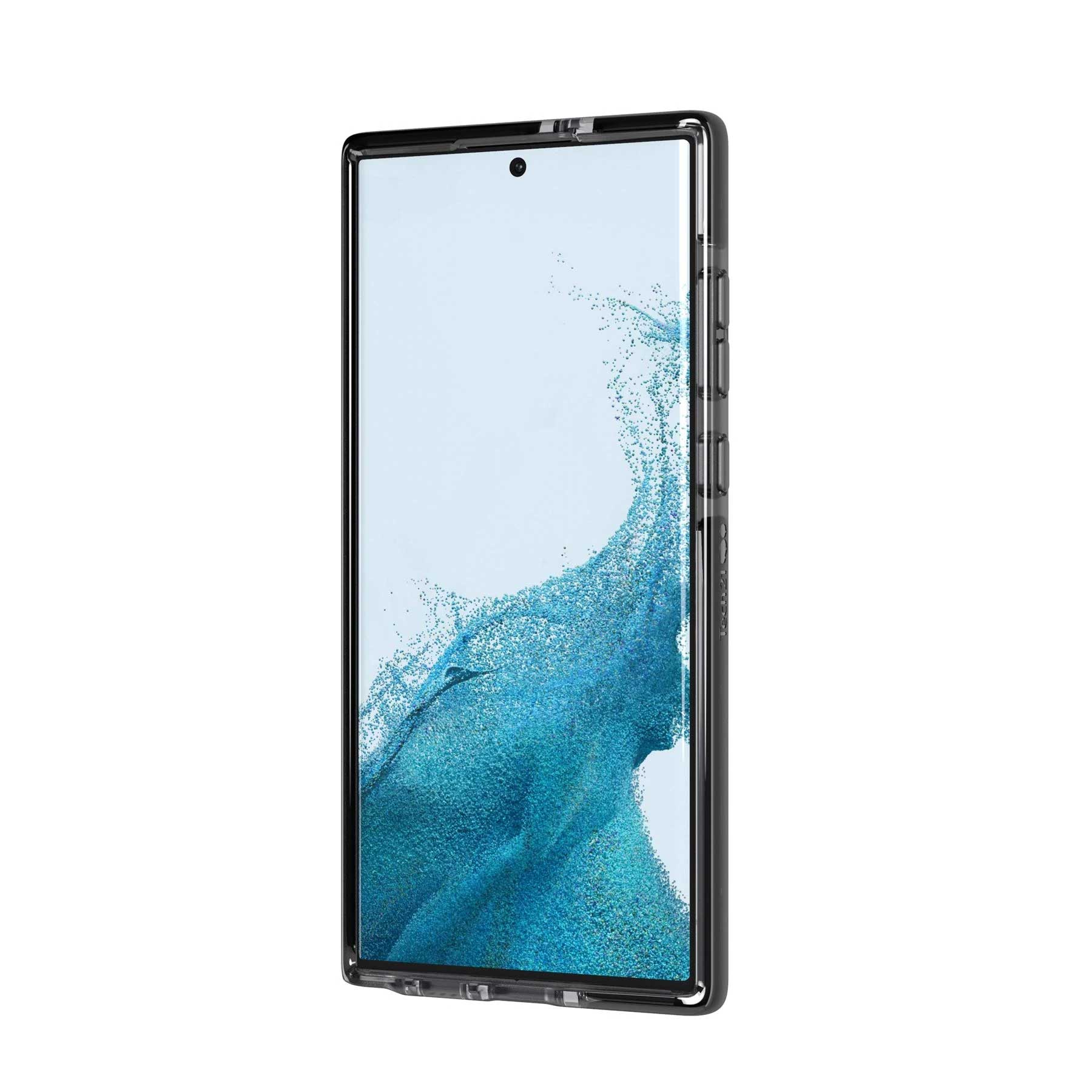Tech21 Evo Check 4.9m Drop Protective Case Samsung S22 Ultra 6.8 inch - Smokey Black - Image 2