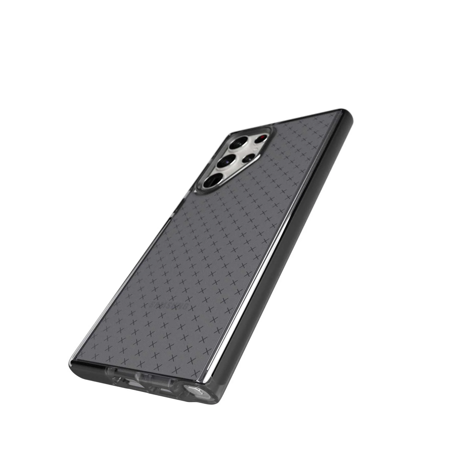 Tech21 Evo Check 4.9m Drop Protective Case Samsung S22 Ultra 6.8 inch - Smokey Black - Image 5
