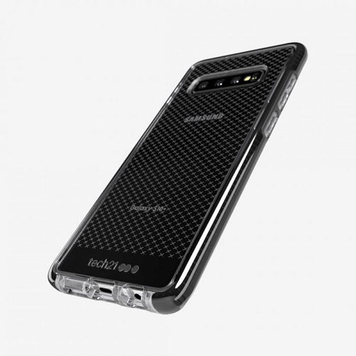 Tech21 Evo Check Case for Samsung Galaxy S10+ - Smokey / Black - Image 4