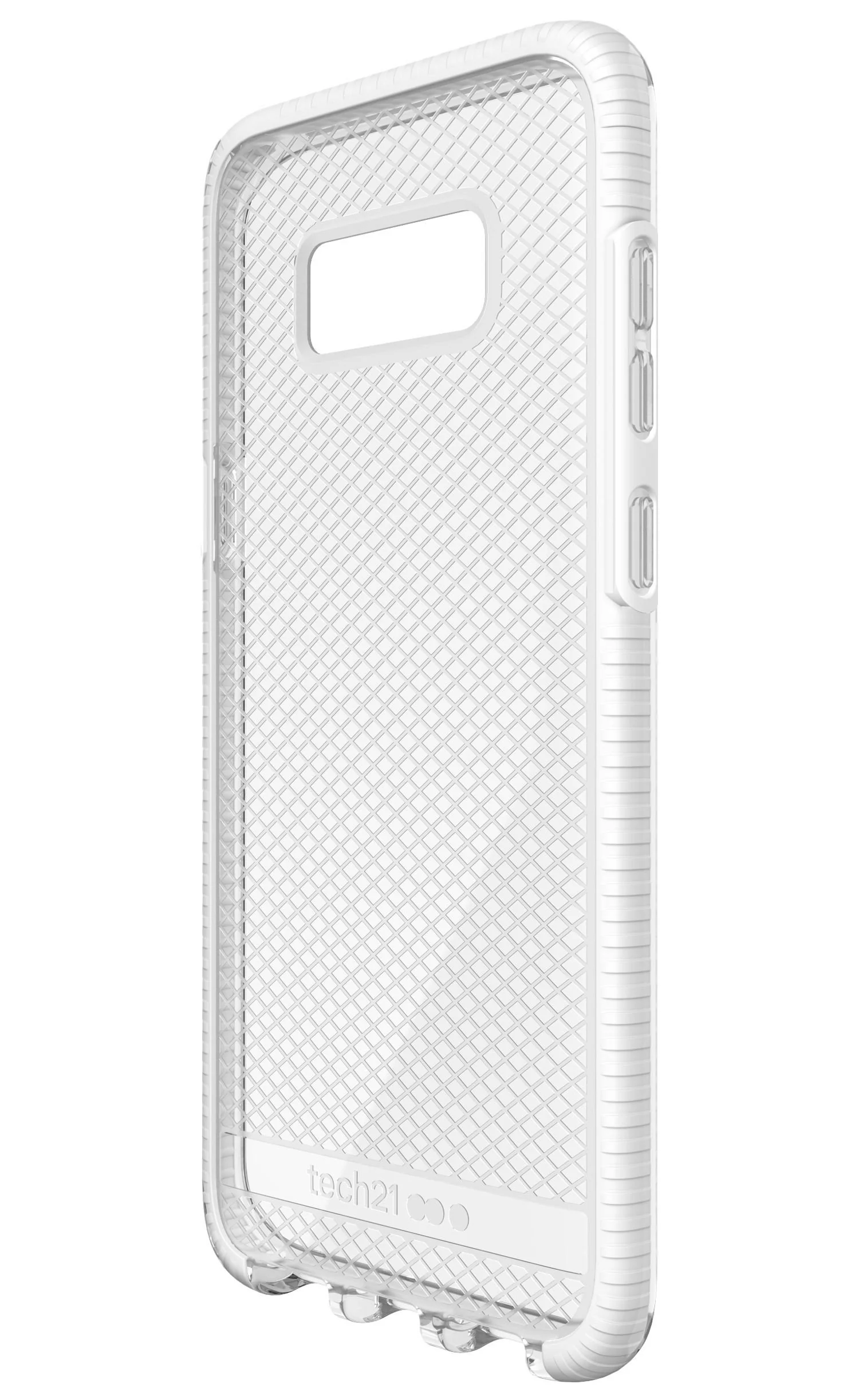 Tech21 Evo Check Slim 3M Drop Protection Rugged Case For Galaxy S8+ Clear White - Image 3