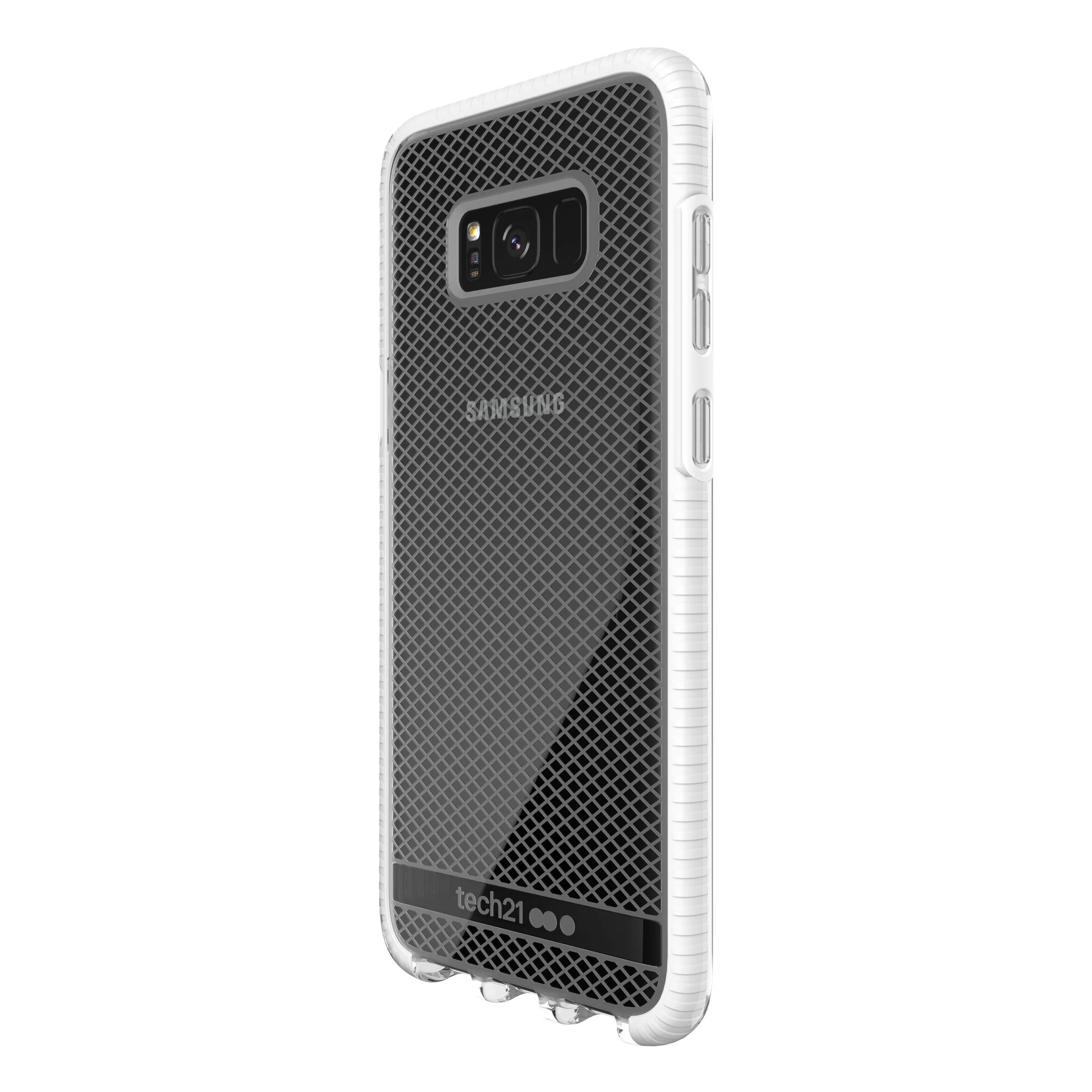 Tech21 Evo Check Slim 3M Drop Protection Rugged Case For Galaxy S8+ Clear White - Image 4