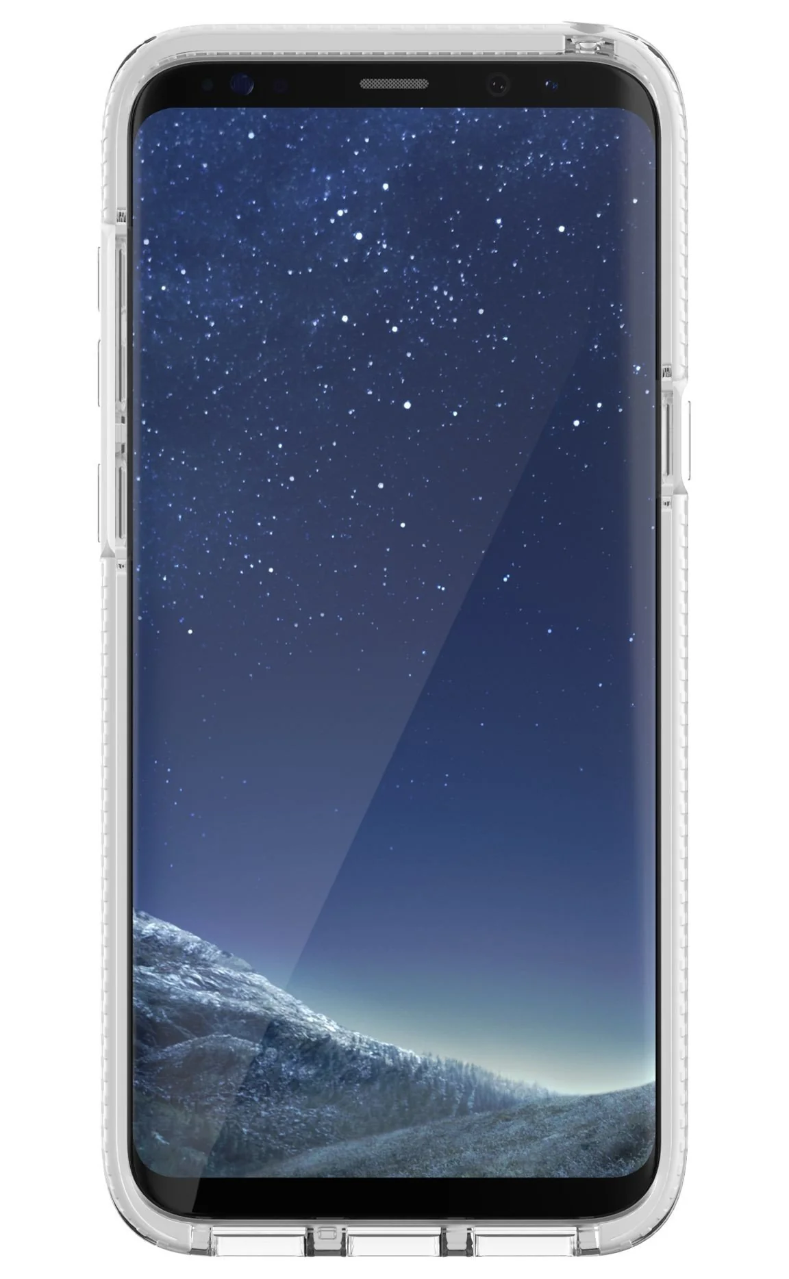 Tech21 Evo Check Slim 3M Drop Protection Rugged Case For Galaxy S8+ Clear White - Image 5