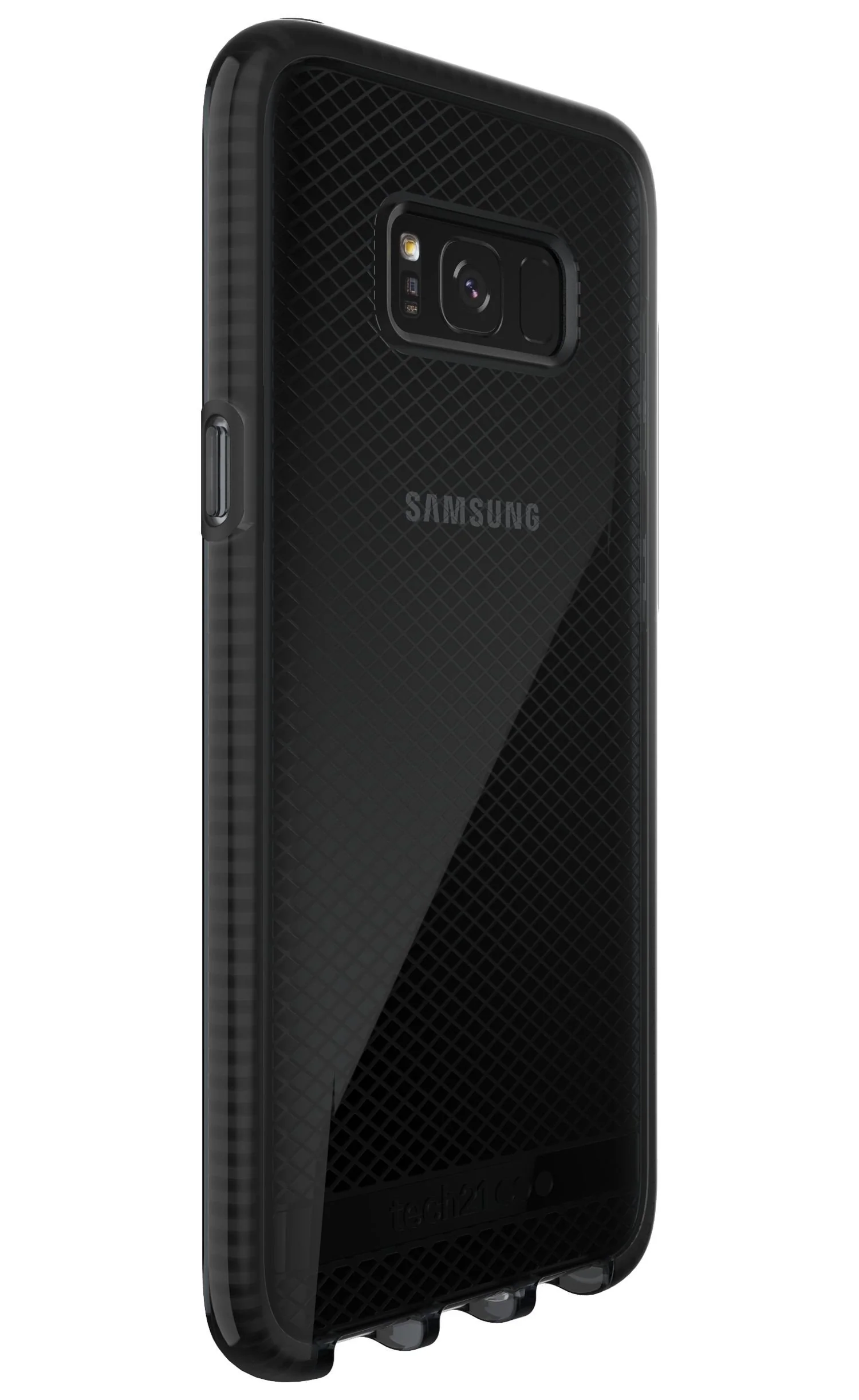 Tech21 Evo Check Slim 3M Drop Protection Rugged Case For Galaxy S8+ Smoke Black - Image 3
