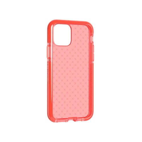 Tech21 Evo Check Rugged Case iPhone 11 Pro / X / XS - Coral (BONUS Screen Protector!!) - Image 3