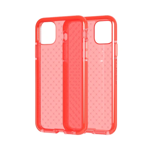 Tech21 Evo Check Rugged Case iPhone 11 Pro Max & XS Max - Coral - Image 4