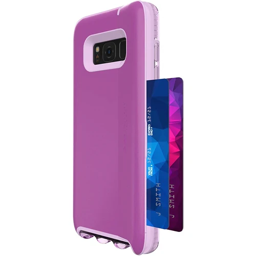 Tech21 Evo Go Rugged Case w/ Card Slot for Samsung Galaxy S8 - Orchid - Image 3
