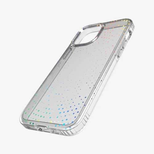Tech21 Evo Sparkle Slim Case iPhone 12 Mini 5.4 inch Clear - Image 3