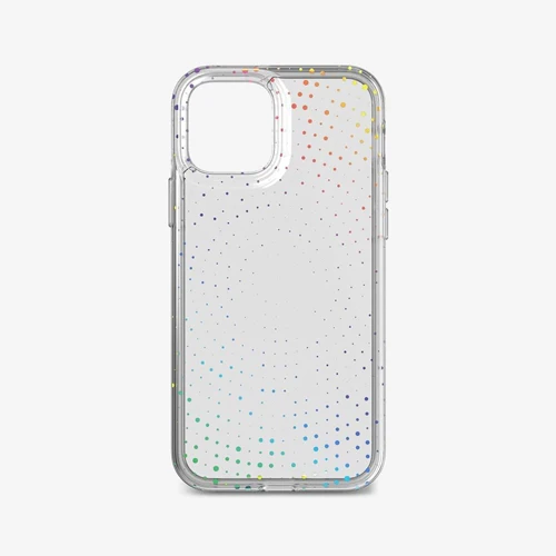 Tech21 Evo Sparkle Slim Case iPhone 12 Mini 5.4 inch Clear - Image 4