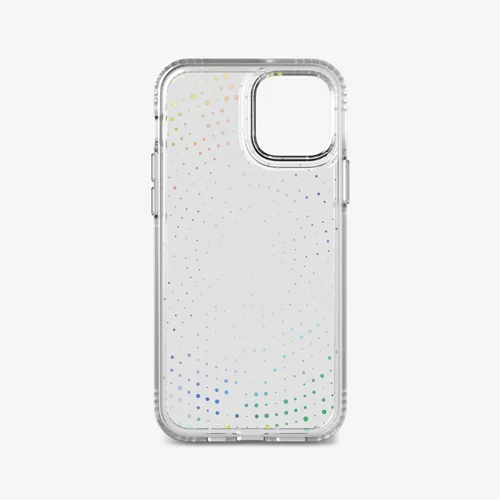 Tech21 Evo Sparkle Slim Case iPhone 12 Mini 5.4 inch Clear - Image 5