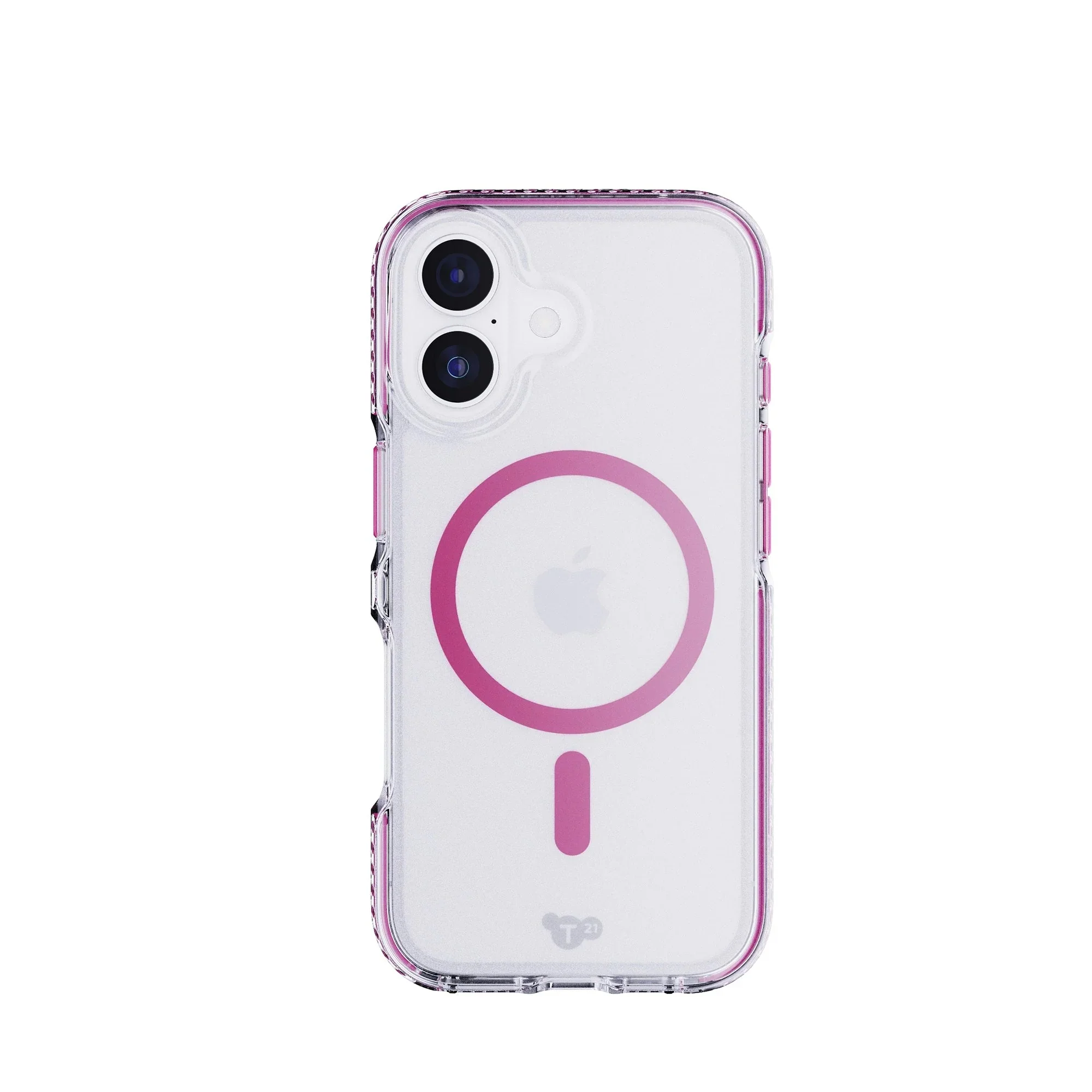 Tech21 EvoCrystal MagSafe Case iPhone 17 Standard - Clear/Pink - Image 6