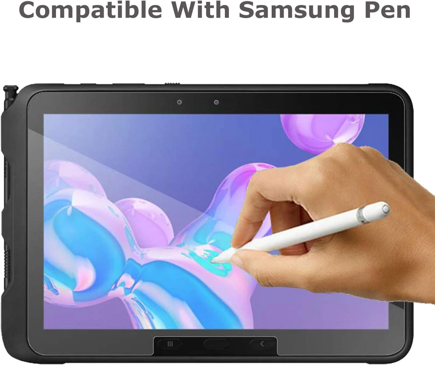 Tempered Glass Screen GuardSamsung Tab Active 5 Pro X356 2025 - Clear - Image 2