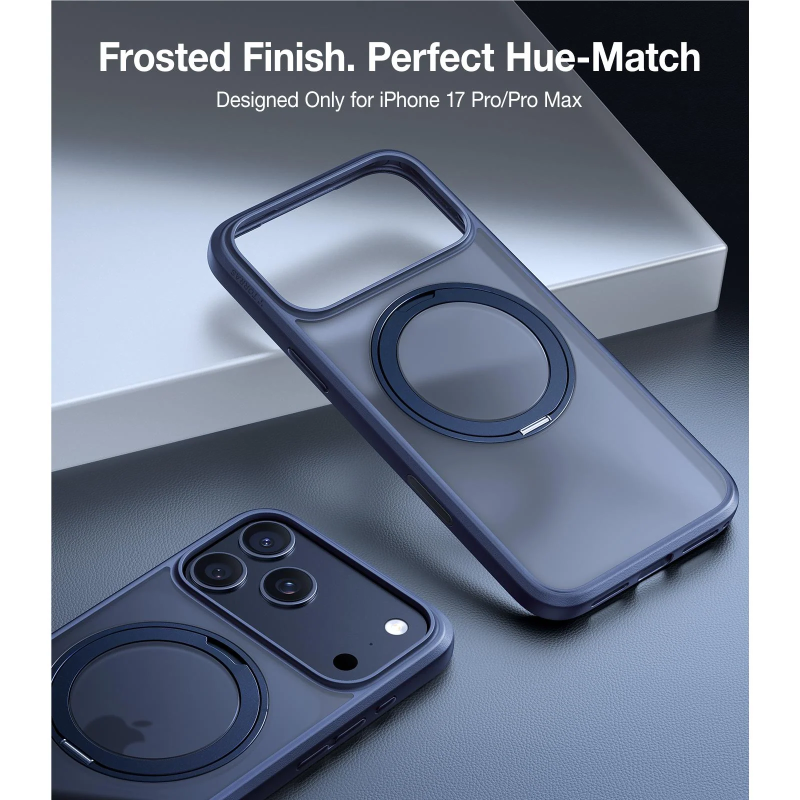 Torras Ostand Pro MagSafe Case iPhone 17 Pro - Blue - Image 6