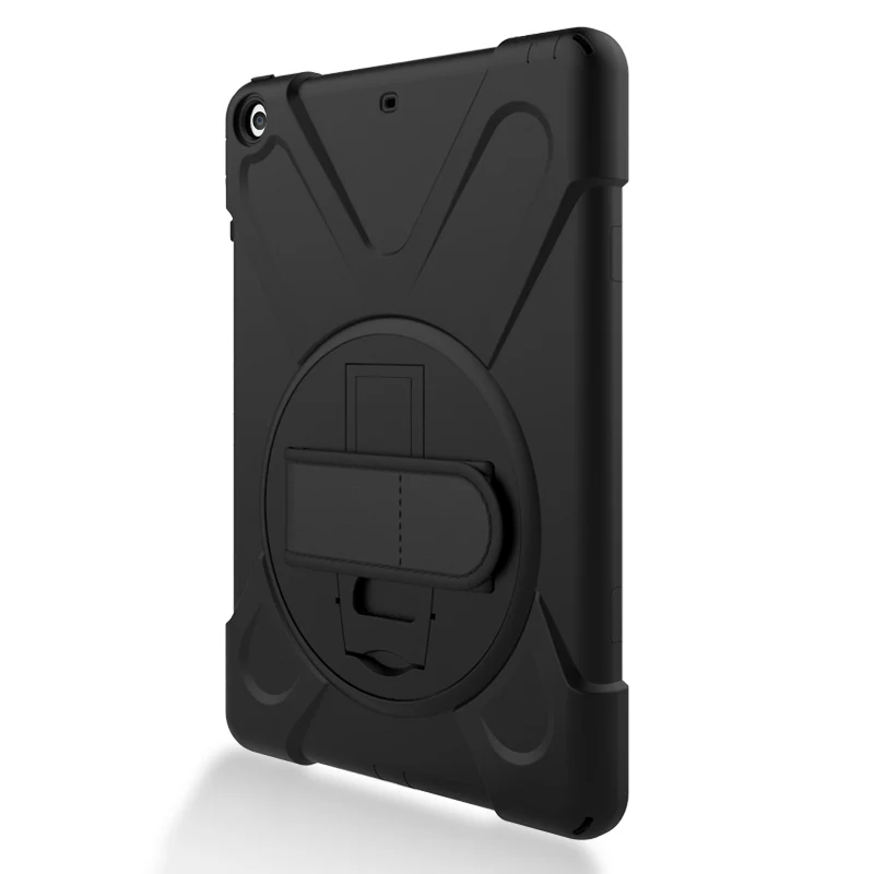Rugged Protective Case Hand & Shoulder Strap iPad 5th & 6th 9.7 inch / iPad Air 2 / Pro 9.7 inch - Black - Image 6