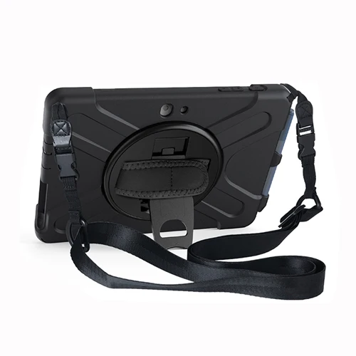 Rugged Protective Case Hand & Shoulder Strap Microsoft Surface Go 4 & 3 & 2 & 1 - Black - Image 5