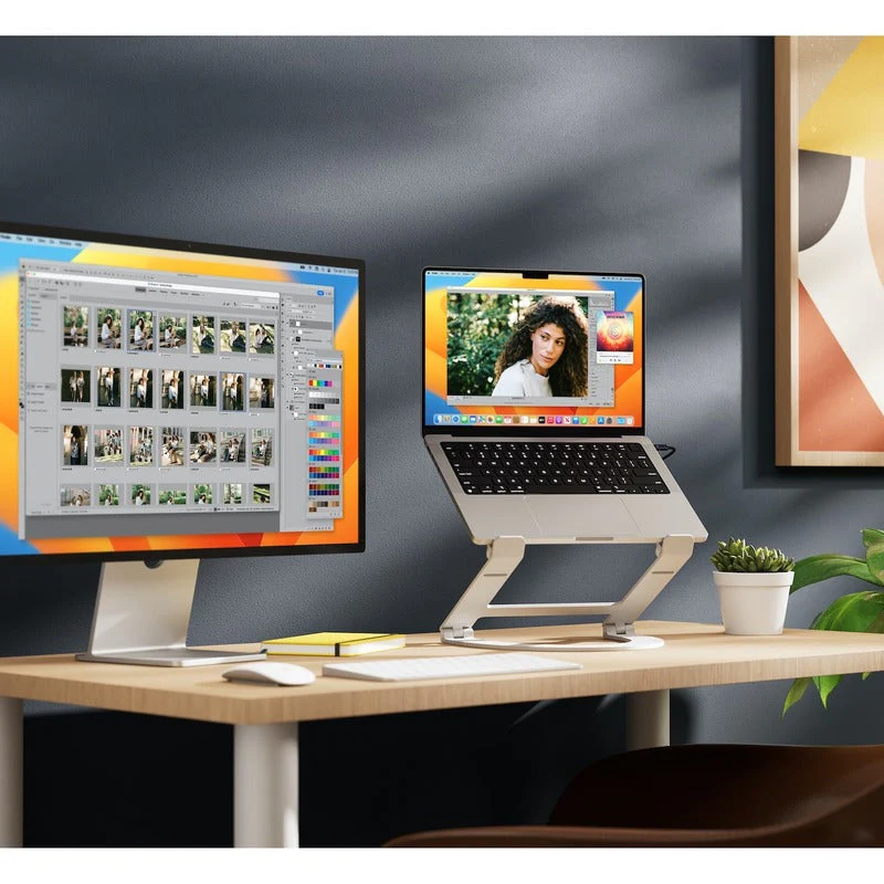 Twelve South Curve Flex Stand for Laptops and MacBook - White - Image 8