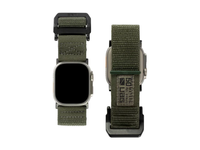 UAG Active Strap for 42/44/45/46/49mm Apple Watch - Foliage Green - Image 2