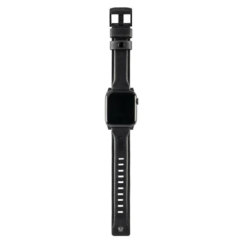 UAG Apple Watch Leather Range Strap 44 / 42mm - Black - Image 6