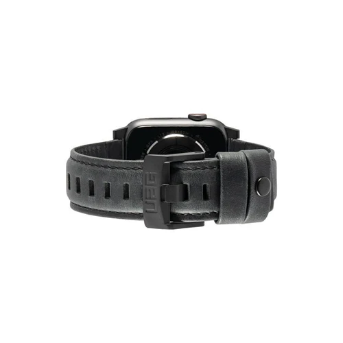 UAG Apple Watch Leather Range Strap 44 / 42mm - Black - Image 9