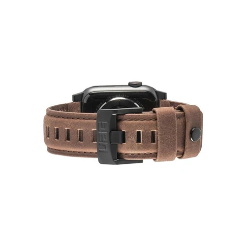 UAG Apple Watch Leather Range Strap 44 / 42mm - Brown - Image 10