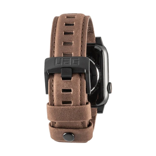 UAG Apple Watch Leather Range Strap 44 / 42mm - Brown - Image 2
