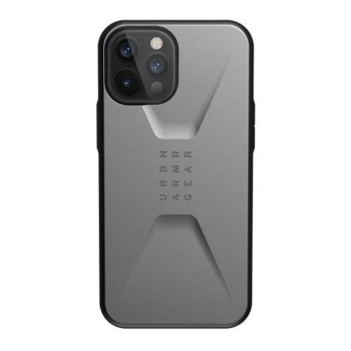 UAG Civilian Case iPhone 12 Pro Max 6.7 inch - Silver - Image 5