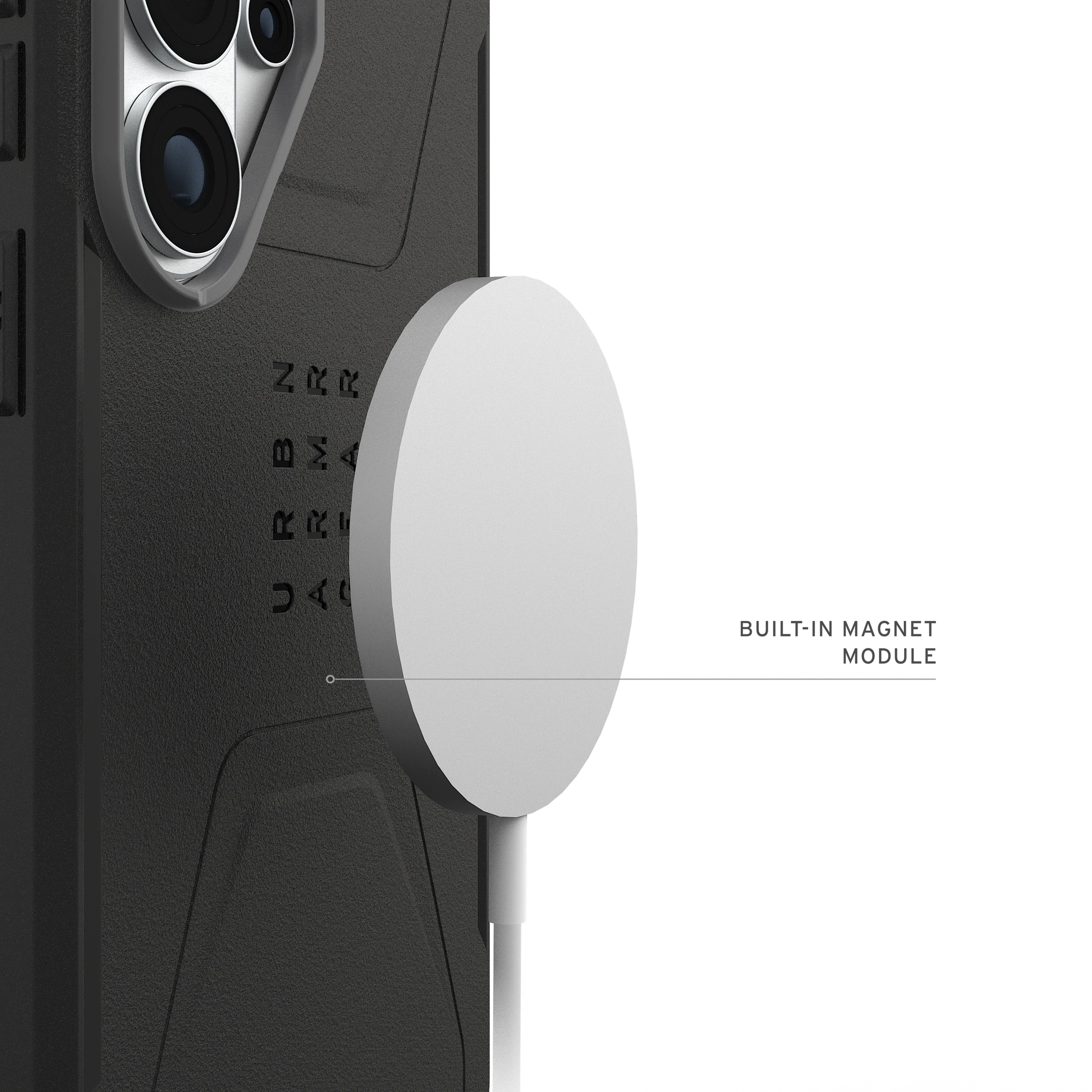 UAG Civilian Case with Magnets for Samsung Galaxy S26 Ultra - Black - Image 8