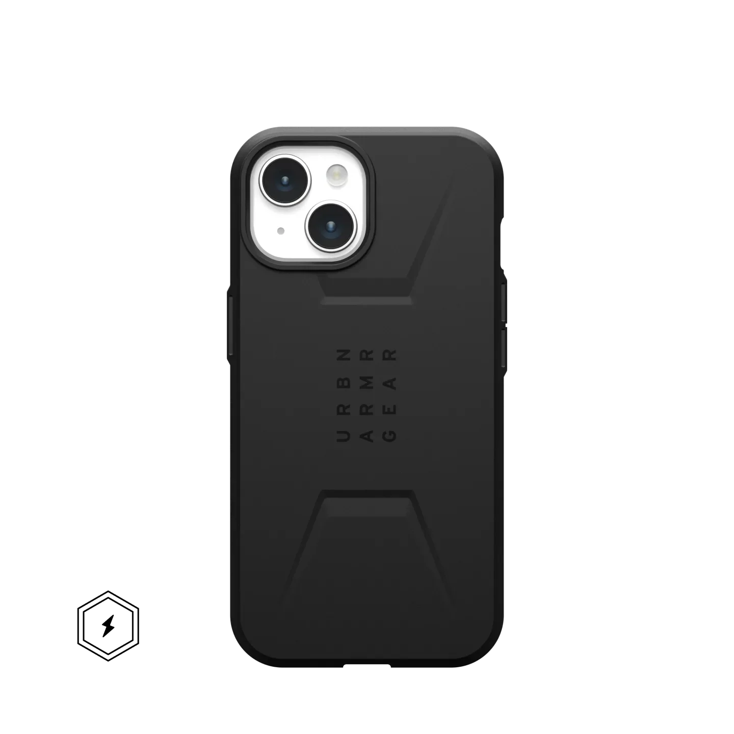 UAG Civilian Magsafe Rugged Slim Case iPhone 15 Plus 6.7 Black - Image 7