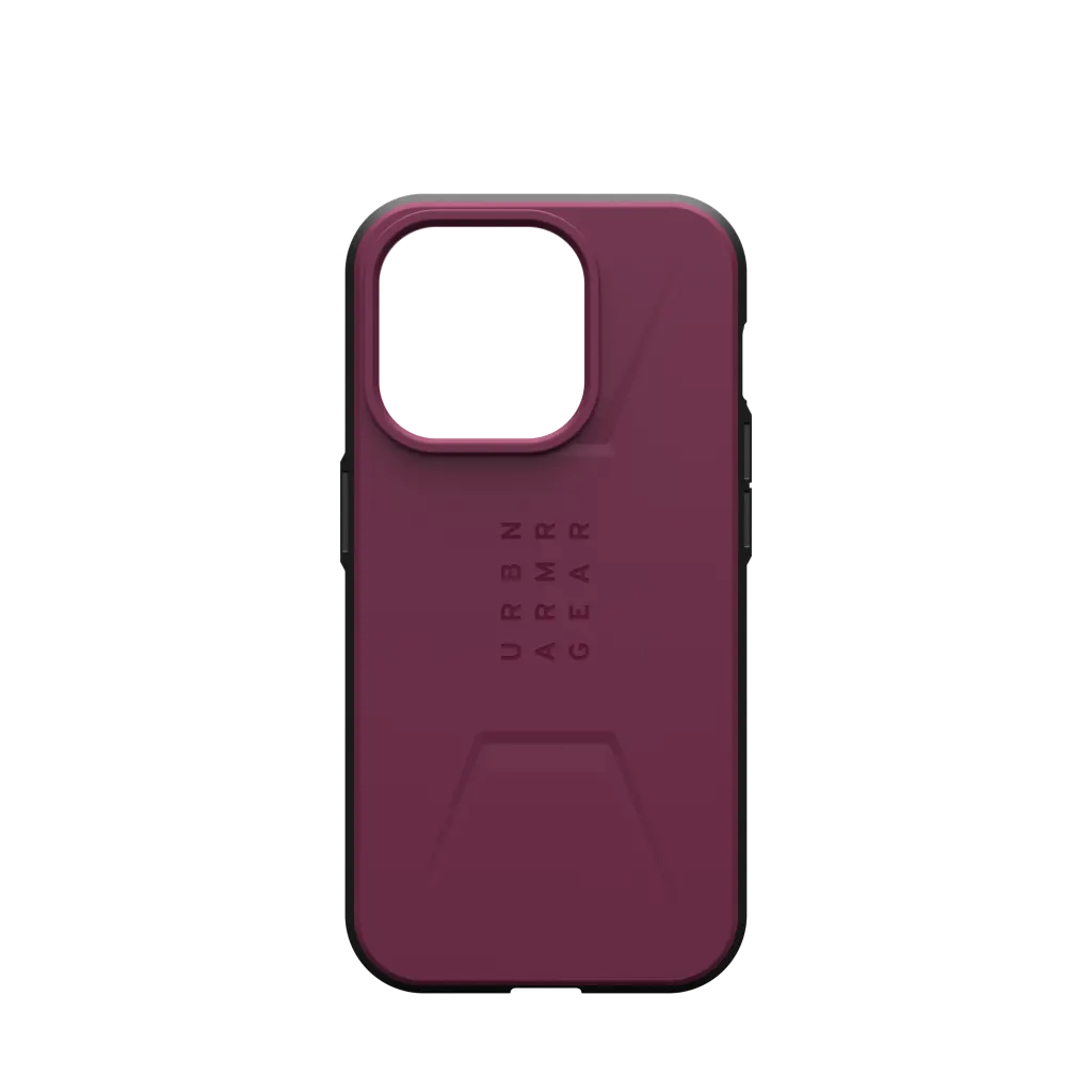 UAG Civilian MagSafe Rugged Slim Case iPhone 15 Pro Max 6.7 Bordeaux - Image 6