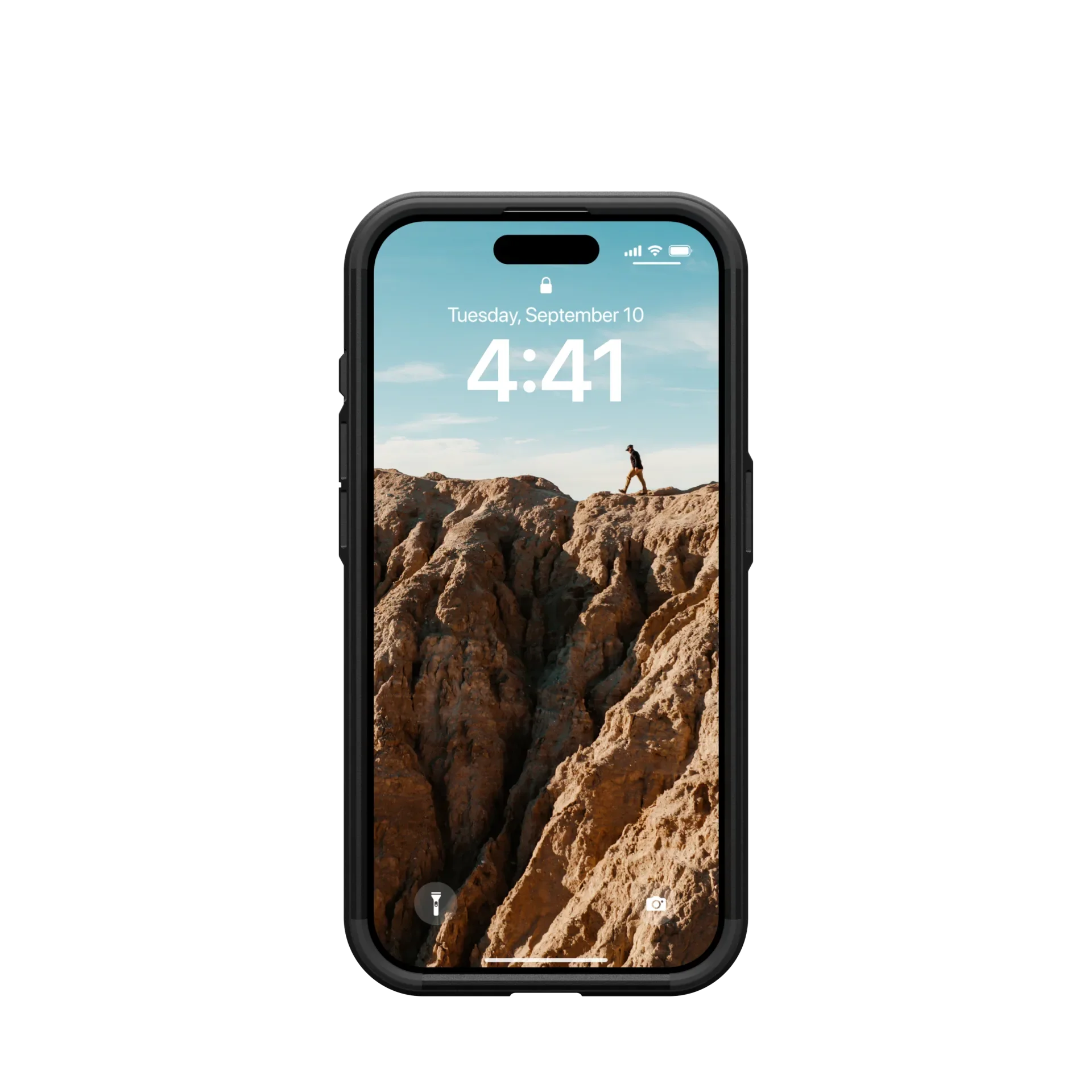 UAG Civilian MagSafe Rugged Slim Case iPhone 15 Pro 6.1 Mallard Blue - Image 4