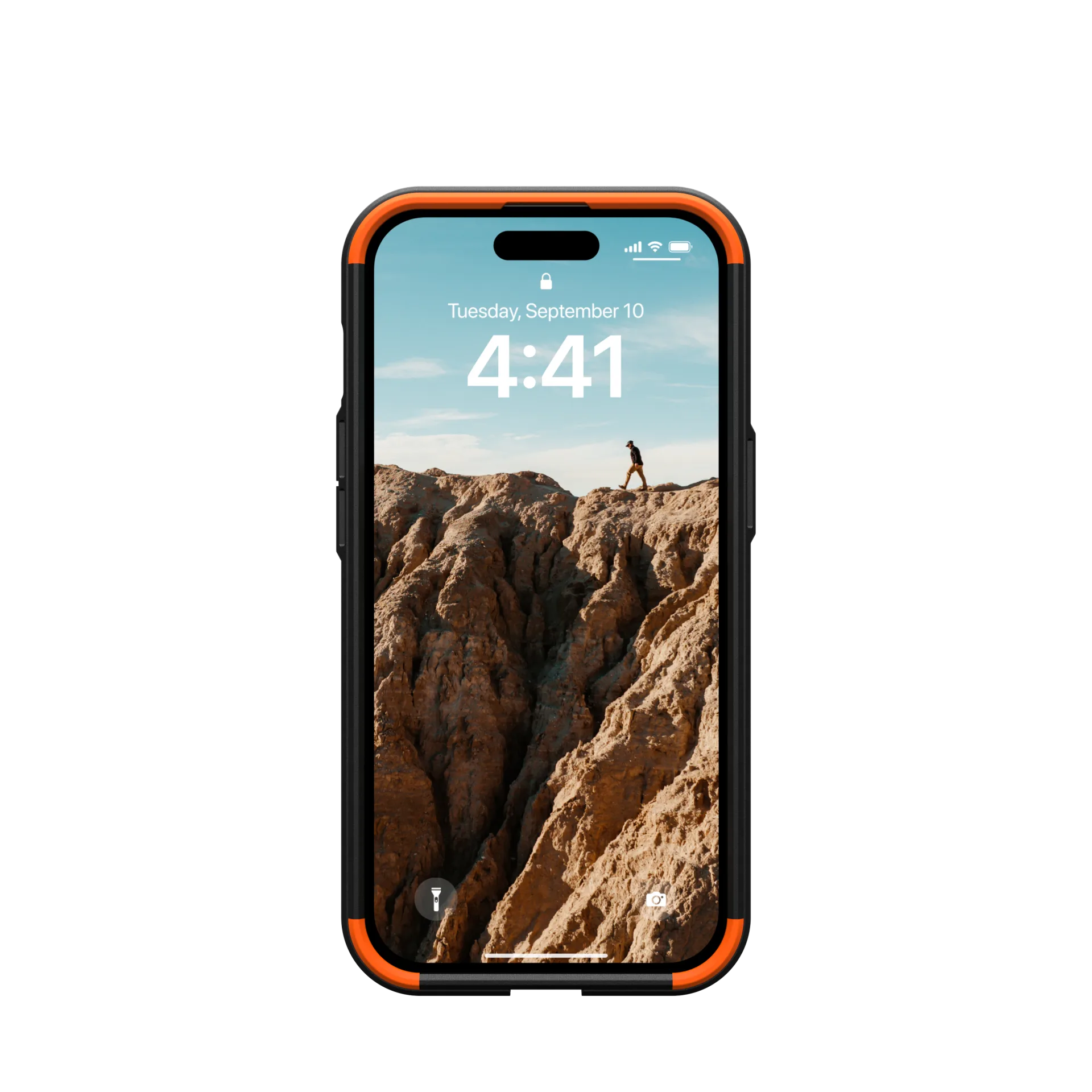 UAG Civilian MagSafe Rugged Slim Case standard iPhone 17e / 16e / 15 / 14 / 13 Standard 6.1 - Olive Drab - Image 4
