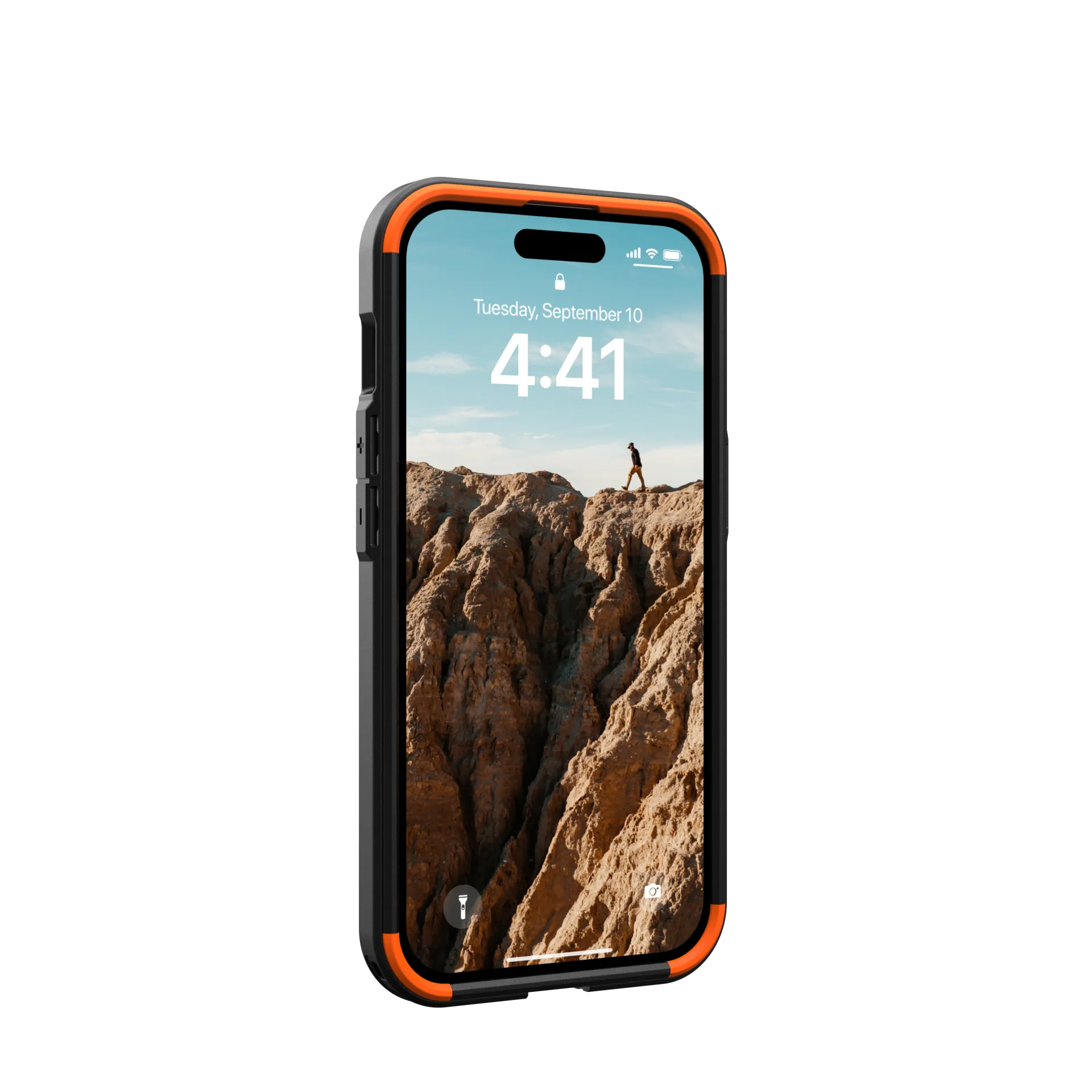 UAG Civilian MagSafe Rugged Slim Case standard iPhone 17e / 16e / 15 / 14 / 13 Standard 6.1 - Olive Drab - Image 6