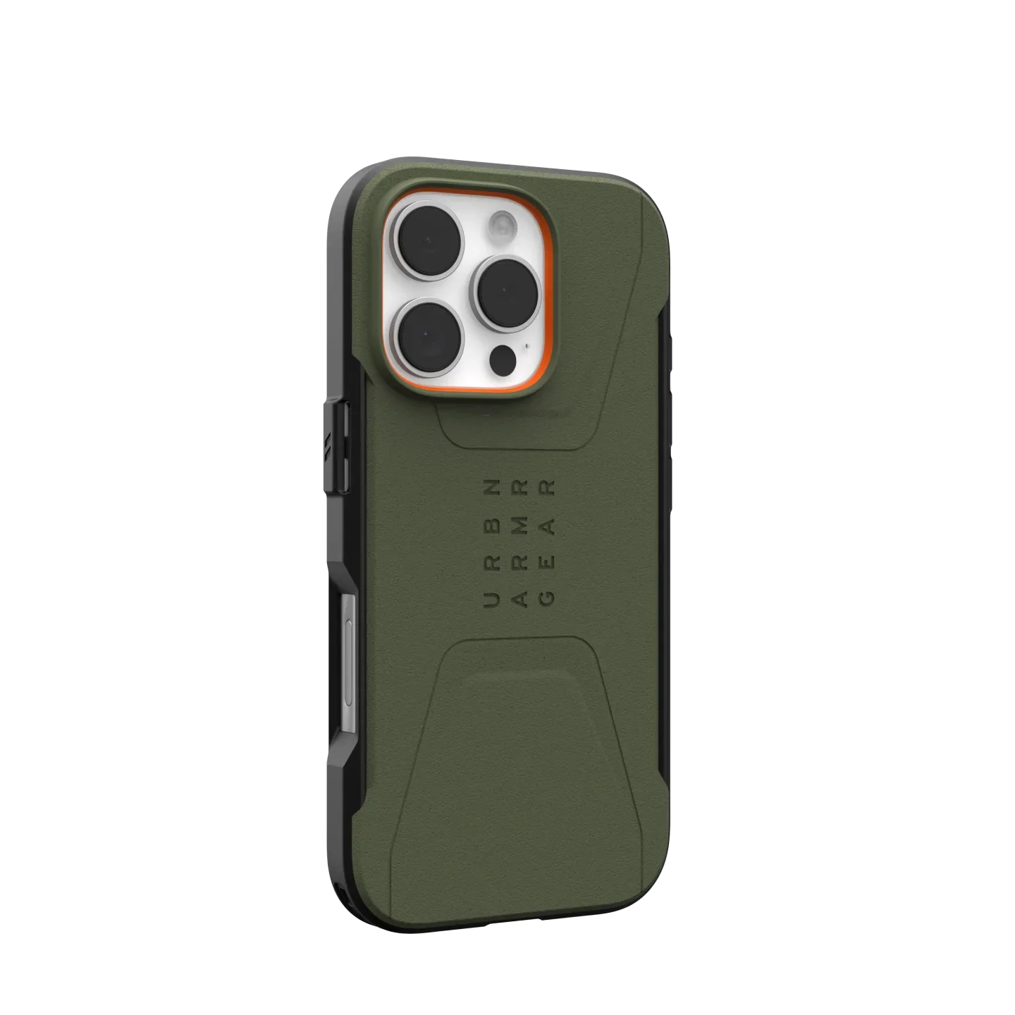 UAG Civilian Rugged Slim iPhone 16 Pro 6.3 Case & MagSafe - Olive - Image 2