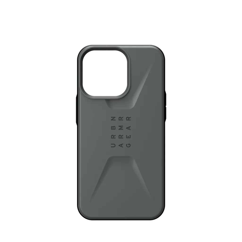 UAG Civilian Slim Rugged Case iPhone 13 Standard 6.1 Silver - Image 3