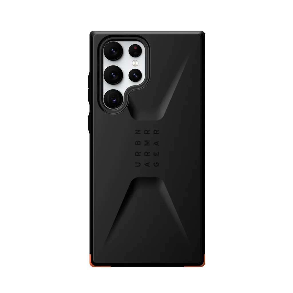 UAG Civilian Slim Tough Case Samsung S22 Ultra 5G 6.8 - Black - Image 2
