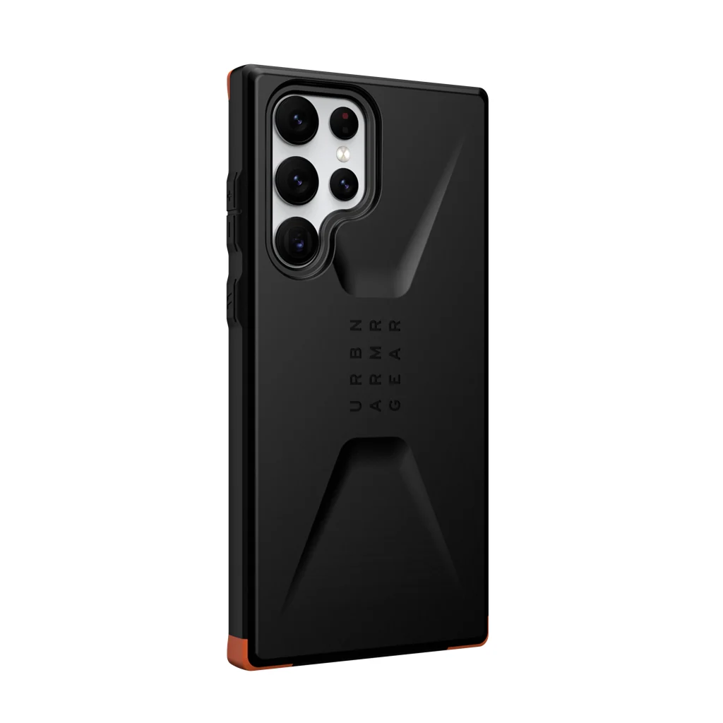 UAG Civilian Slim Tough Case Samsung S22 Ultra 5G 6.8 - Black - Image 4