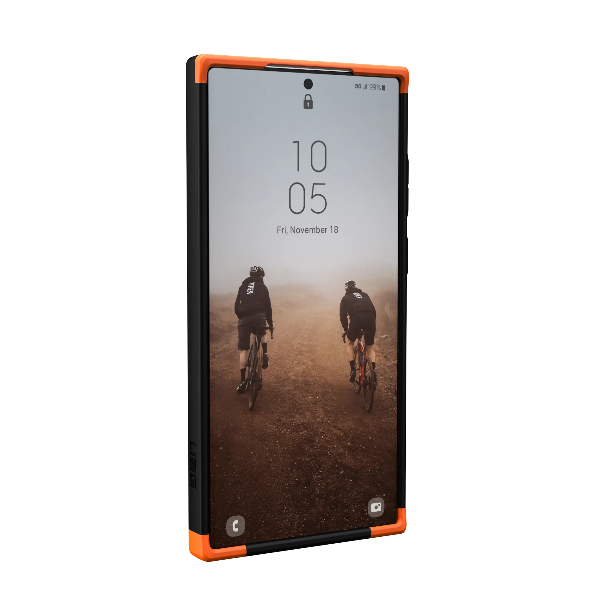 UAG Civilian Slim Tough Case Samsung S23 Ultra 5G 6.8 - Black - Image 4
